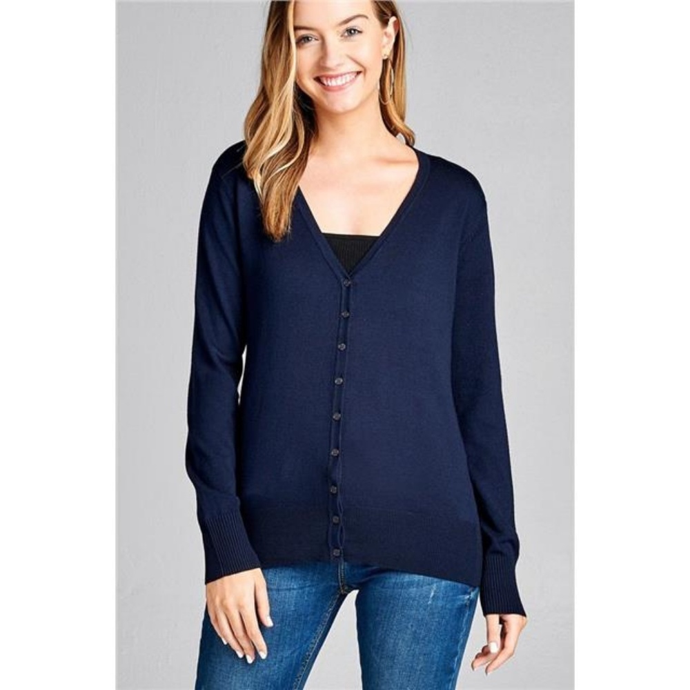 SWEET CLASSIC ROSE SOFT BUTTON DOWN CARDI 3 PACK
